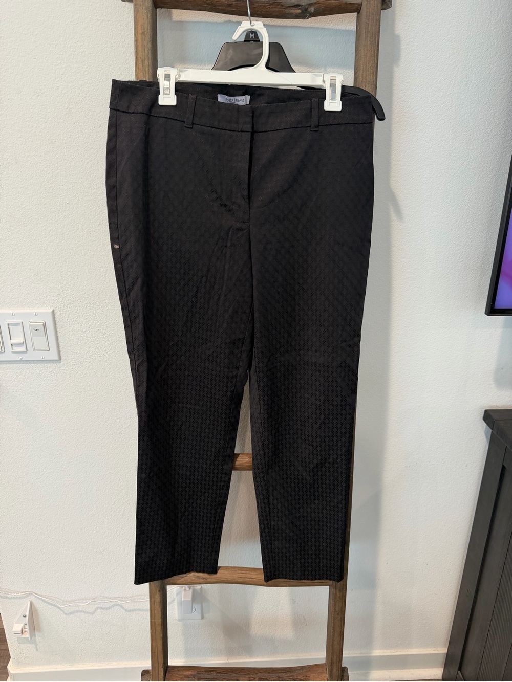 White House Black Market Black Slim Ankle Trousers
